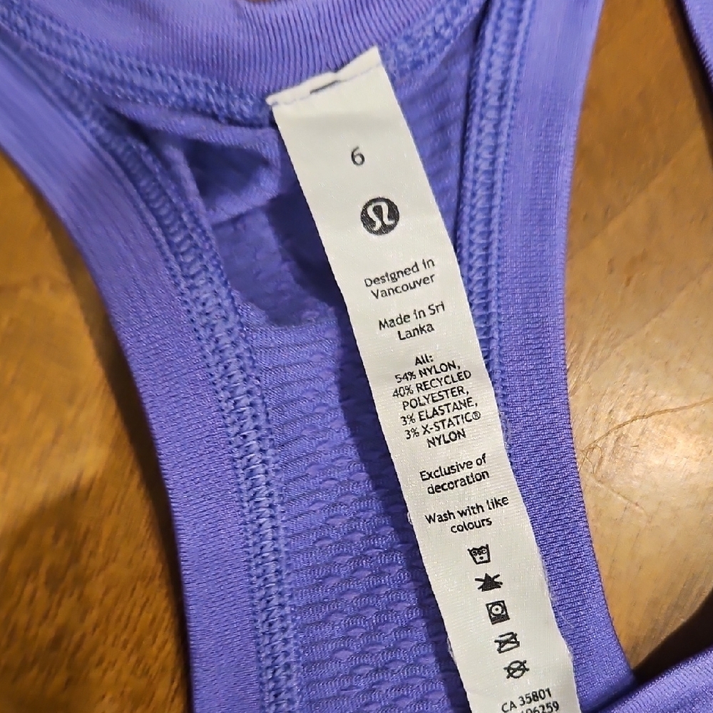 lululemon athletica Purple Tank Top - Picture 3 of 4